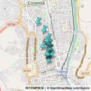 Mappa Via Bruno Bertucci, 87100 Cosenza CS, Italia (0.25313)