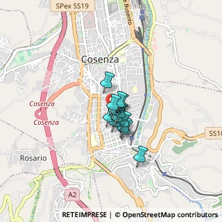 Mappa Via Bruno Bertucci, 87100 Cosenza CS, Italia (0.43385)