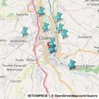 Mappa Via Bruno Bertucci, 87100 Cosenza CS, Italia (1.84818)