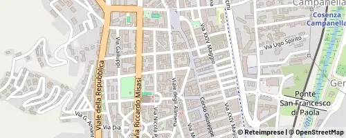 Mappa Cosenza