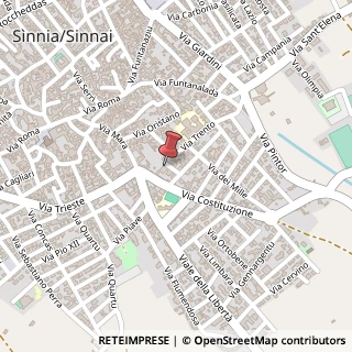 Mappa Via G. Garibaldi, 14, 09048 Sinnai, Cagliari (Sardegna)