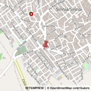 Mappa Via Giambattista Pergolesi, 4, 09048 Monastir, Medio Campidano (Sardegna)
