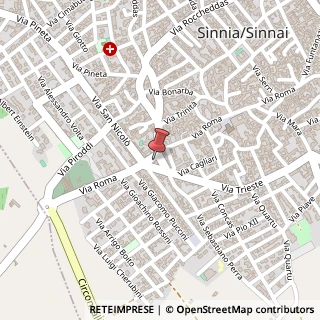 Mappa Via Roma, 25, 09048 Sinnai, Cagliari (Sardegna)