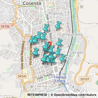 Mappa Via Don Giovanni Minzoni, 87100 Cosenza CS, Italia (0.3275)