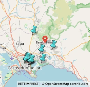 Mappa Via Forreddu, 09048 Sinnai CA, Italia (8.72083)