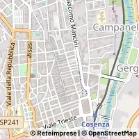 Hartă Cosenza