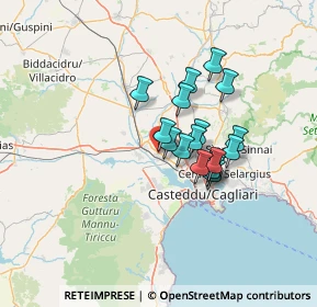 Mappa Via Sarrabus, 09032 Assemini CA, Italia (10.67353)