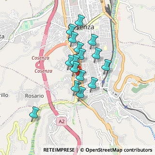 Mappa Via Pola, 87100 Cosenza CS, Italia (0.74813)