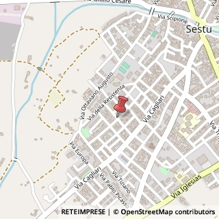 Mappa Via Fratelli Rosselli,  24, 09028 Sestu, Cagliari (Sardegna)