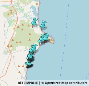 Mappa Porto Pirastu, 09043 Muravera CA, Italia (3.98571)