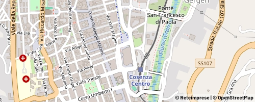 Mappa Cosenza