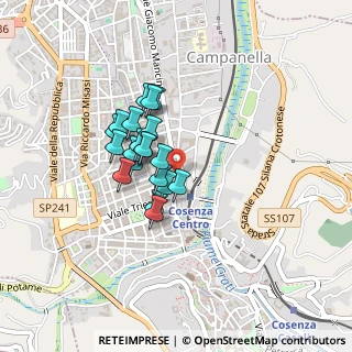 Mappa Piazza Giacomo Mancini Centro Commerciale 2 Fiumi, 87100 Cosenza CS, Italia (0.337)