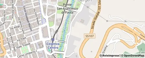 Mappa Cosenza