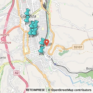 Mappa Via Sant'Antonio dell'Orto, 87100 Cosenza CS, Italia (1.01636)