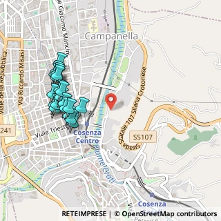 Mappa Via Sant'Antonio dell'Orto, 87100 Cosenza CS, Italia (0.583)