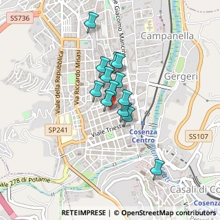 Mappa Via Monte Santo, 87100 Cosenza CS, Italia (0.32308)