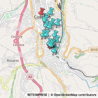 Mappa Via Monte Santo, 87100 Cosenza CS, Italia (0.70588)
