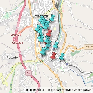 Mappa Via Monte Santo, 87100 Cosenza CS, Italia (0.641)