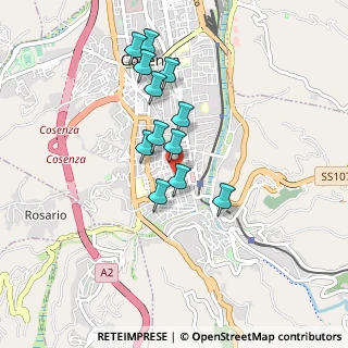 Mappa Via Monte Santo, 87100 Cosenza CS, Italia (0.82083)