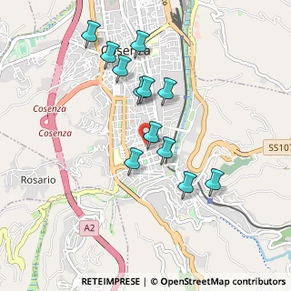 Mappa Via Monte Santo, 87100 Cosenza CS, Italia (0.93667)