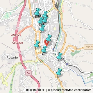 Mappa Via Monte Santo, 87100 Cosenza CS, Italia (1.02)