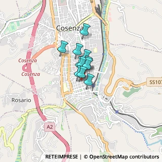 Mappa Via Monte Santo, 87100 Cosenza CS, Italia (0.4225)
