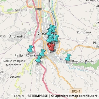 Mappa Via Monte Santo, 87100 Cosenza CS, Italia (1.12917)