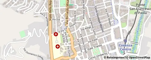 Mappa Cosenza