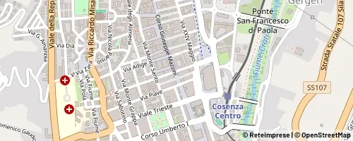 Mappa Cosenza