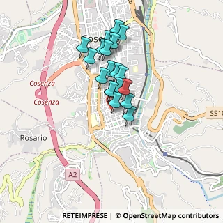 Mappa Via Adige, 87100 Cosenza CS, Italia (0.752)