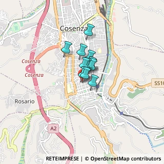 Mappa Via Idria, 87100 Cosenza CS, Italia (0.42333)
