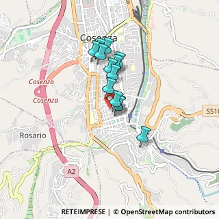 Mappa Via Adige, 87100 Cosenza CS, Italia (0.66692)
