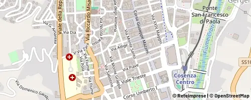 Mappa Cosenza