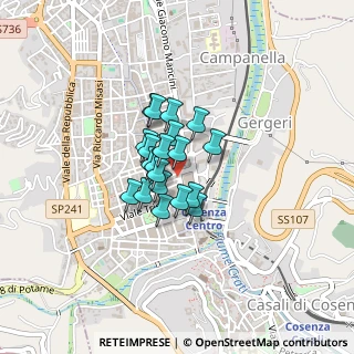 Mappa Via Gaspare Conforti, 87100 Cosenza CS, Italia (0.2615)