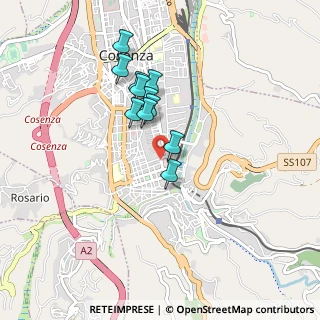 Mappa Via Gaspare Conforti, 87100 Cosenza CS, Italia (0.77455)