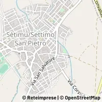 Map Settimo San Pietro
