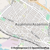 Mapa Assemini