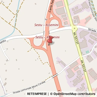 Mappa Strada Statale 131 Carlo Felice, 09028 Sestu CA, Italia, 09028 Sestu, Cagliari (Sardegna)