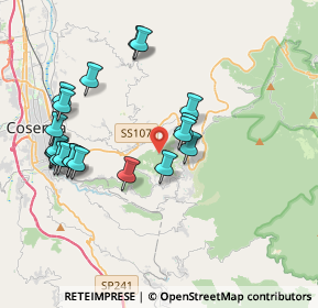 Mappa Via Aldo Moro, 87053 Celico CS, Italia (4.3455)