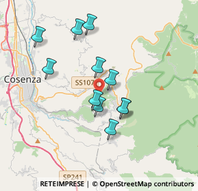 Mappa Via Aldo Moro, 87053 Celico CS, Italia (3.41455)