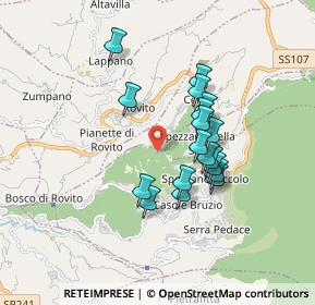 Mappa Via Aldo Moro, 87053 Celico CS, Italia (1.56056)