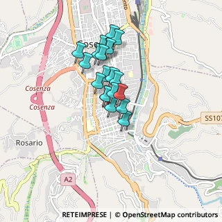 Mappa Via Tagliamento, 87100 Cosenza CS, Italia (0.6895)