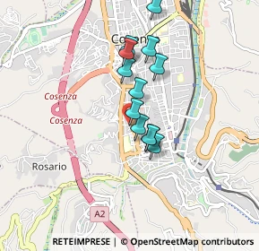 Mappa Via Armando Diaz, 87100 Cosenza CS, Italia (0.72)