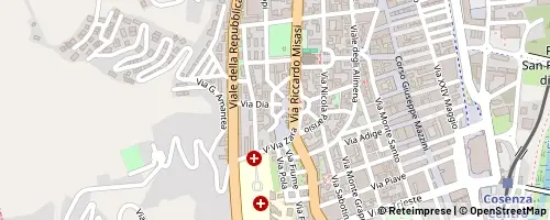 Mappa Cosenza