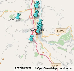 Mappa Via Armando Diaz, 87100 Cosenza CS, Italia (3.04727)