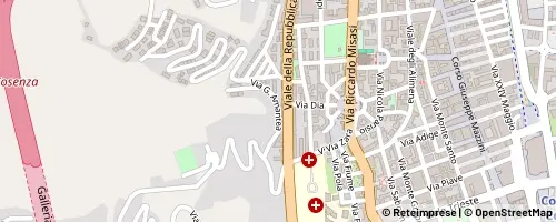 Mappa Cosenza