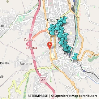 Mappa Via Giuseppe Amantea, 87100 Cosenza CS, Italia (0.8105)