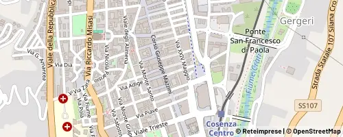 Mappa Cosenza