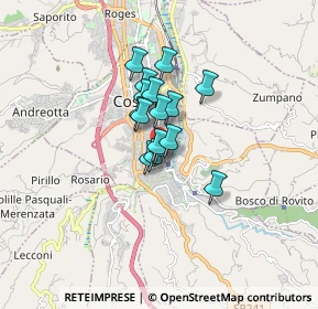 Mappa Via del Tembien, 87100 Cosenza CS, Italia (1.05313)