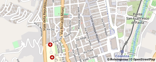 Mappa Cosenza